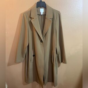 H&M Classic Honey Camel Women's Car Coat - M